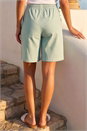 Mint Drawcord Stretch Culottes, Image 3 of 4