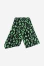 Green Asymmetric Leopard Winter Scarf, Image 4 of 4