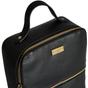 Black 'ELLA' Pebble Grain Mini Real Leather Backpack, Image 3 of 5