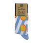 Light Blue 1 Pack Ladies Cotton Novelty Design Fruit Socks, Image 5 of 5
