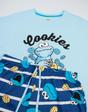 Blue Sesame Street Cookie Monster Pyjama Set, Image 5 of 6