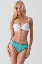 Multi Pack of Four "Seagreen" Bamboo High Leg Knickers, Image 3 of 7