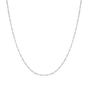Silver Spero Silver Twisted Curb Singapore Sterling Silver Chain Adjustable size, Image 1 of 3