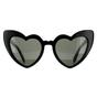 Black Saint Laurent Black Cat Eye Black Grey Sunglasses, Image 1 of 6