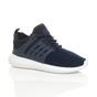 Navy Blue AJVANI Navy Blue Lace Up Trainers, Image 1 of 5