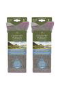 Grey 6 Pairs Water Repellent Hiking Socks, Image 2 of 3