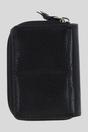 Black Real Leather Compact Purse, Image 3 of 3