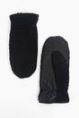 Black Borg Fleece Winter Mittens, Image 1 of 4