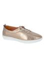 Bronze Metallic Leather Casual Shoes, Image 1 of 2
