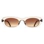Brown Atum Brown Oval Shiny Transparent Beige Silver Brown Gradient Noctis, Image 1 of 3