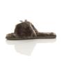 Mocha AJVANI Mocha Peep Toe Sandals Slippers, Image 3 of 6