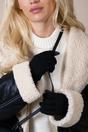 Black Knitted Gloves - Touch Screen, Image 1 of 3