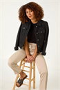 Stone Cotton Stretch Cropped Trouser, Image 2 of 5