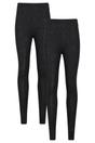Black Merino Wool Base Layer Bottoms (Pack of 2), Image 1 of 5