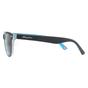 Blue Rectangle Matte Blue Light Blue Smoke Polarized Sunglasses, Image 3 of 4