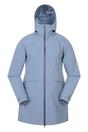 Blue April Longline Waterproof Jacket, Image 1 of 4