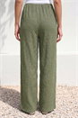 KHAKI Petite Textured Stretch Trouser, Image 3 of 4