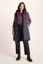 Blue Ranskill Long Insulated Gilet, Image 4 of 6