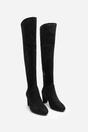 Black 'Sonya'  Block Heel Over The Knee Boots, Image 4 of 7