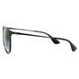 Black Round Black Grey Gradient Erika Metal 3539 Sunglasses, Image 3 of 6