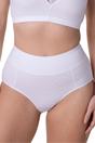 White 4 Pack Plain Hi Waisted Cotton Briefs, Image 1 of 5