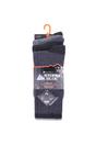 Black 3 Pack Lightweight Cotton Hiking Socks, Image 2 of 5