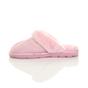 Pink Faux Fur Lined Slip On Memory Foam Mules Slippers, Image 2 of 5