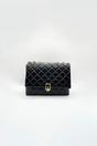 Black Luxury Quilted Shoulder Handbag, Image 2 of 4