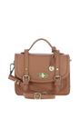 Camel Ashwood Leather Camel Stylish Real Leather Small Satchel Bag, Image 1 of 4