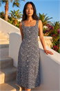  Petite Button Down Midi Dress, Image 2 of 4