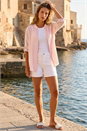 Light Pink Stripe Relaxed Shirt, Image 2 of 4