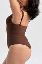 Brown Sweetheart Sculpting Bodysuit, Image 4 of 5