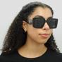 Black Prada Black Square Black and Tortoise Grey Gradient PR21YS, Image 7 of 8