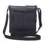Navy 'CORI' Pebble Grain Soft Real Leather Crossbody Bag, Image 3 of 6