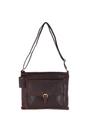 Dark Brown Real Leather Vintage Medium  Shoulder Bag, Image 2 of 4