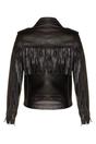 Black Fringe Tasseled Biker Jacket - Seville, Image 3 of 4