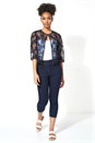  Short Floral Embroidered Lace Jacket, Image 2 of 5