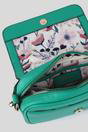 Green Ashwood Leather Green 'Eleganza Milano' Real Leather Flapover Crossbody Bag, Image 4 of 4