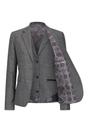 Grey Grey 3-Piece Prince of Wales Check Suit, Image 3 of 8