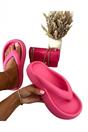 Fuchsia iKrush Fuchsia Cora Chunky Platform Flip-flops Sandals, Image 7 of 8