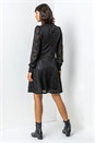 Black Lace Sparkle Swing Dress, Image 2 of 5
