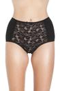 Black 3 Pack Lace Front Full Briefs, Image 1 of 4