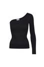 Black One Shoulder Sculpting Smooth Top, Image 1 of 5