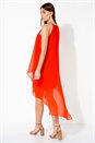 ORANGE Diamante Trim Layer Dress, Image 2 of 5