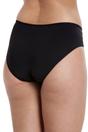 Black Camille Lingerie Black 3 Pack Sheer Floral Lace Mesh Briefs, Image 5 of 5