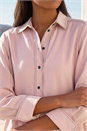 Light Pink Contrast Stitch Shirt, Image 4 of 4