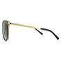 Black Cat Eye Black Gold Grey Gradient Sunglasses, Image 3 of 6