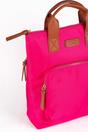 Fuchsia Etre Fuchsia Plain Top Handle Foldable Backpack, Image 4 of 5