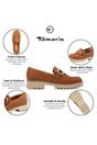 Brown Tamaris Brown Tamaris Cognac Leather Platform Loafers, Image 2 of 7