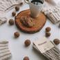 Beige 1 Pack Over The Knee Wool Socks, Image 3 of 5